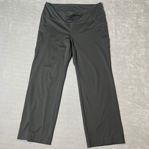 J. Jill Pants - J. Jill Fit Performance High Rise Bootcut Pants Gray XL Athletic Yoga Pockets